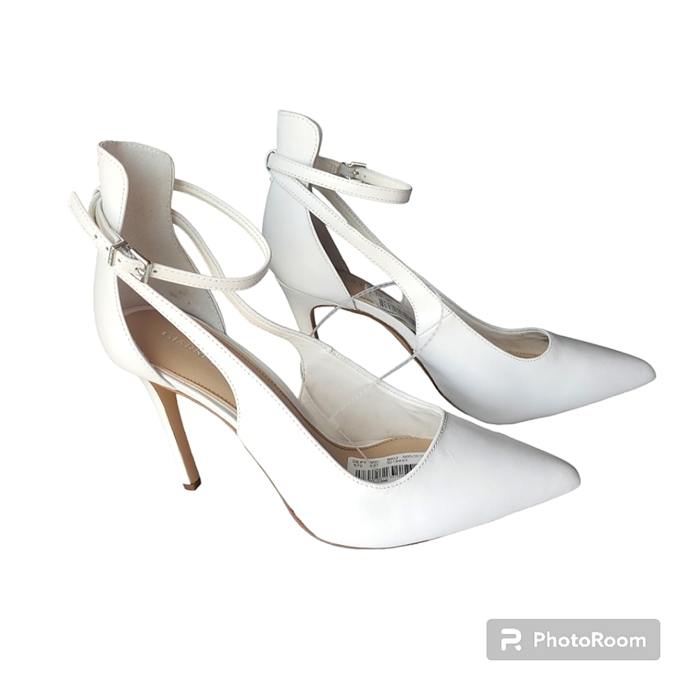 Gianni Bini Ankle Strap Pointed Toe Pumps